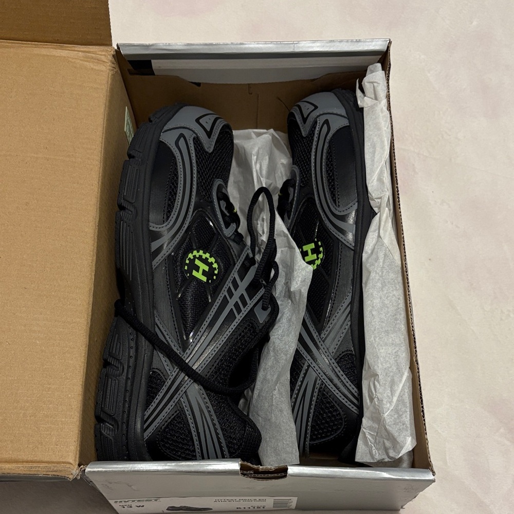 Men's Black and Gray Athletic Shoes